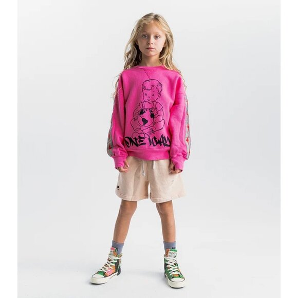 Nununu Bestie Sweatshorts in Smokey Grey - Picture 2 of 4